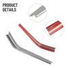2Pcs/Set Stainless Steel Console Water Cup Cover Holder Trim Suitable For Benz ML W166 2012-2015 GL X166 2013-2015 Cars Parts