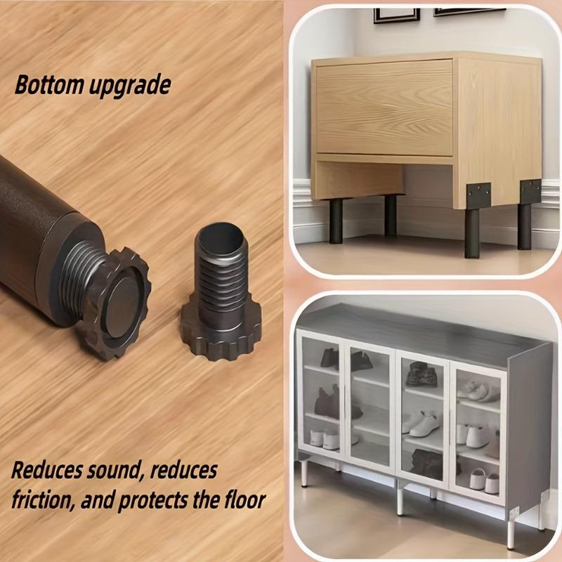 4pcs Multifunctional Adjustable Furniture Legs with Installation Tools and Screws Support Rod Home Column Bracket Furniture Legs