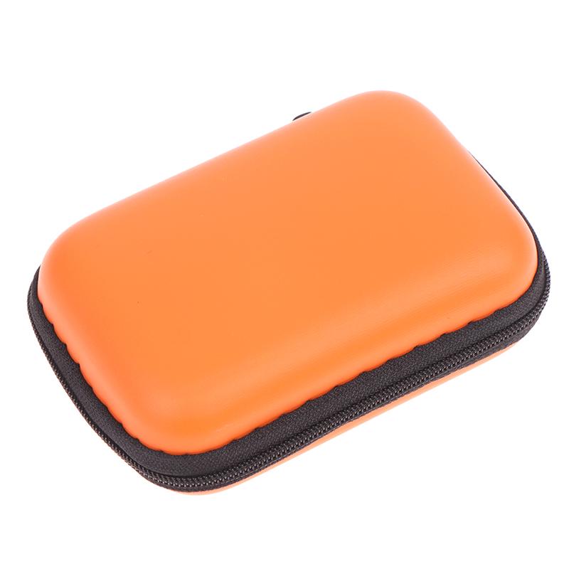 

Mini Bag Portable Shockproof Storage Box Waterproof Case For Camera Earphone помаранчевий