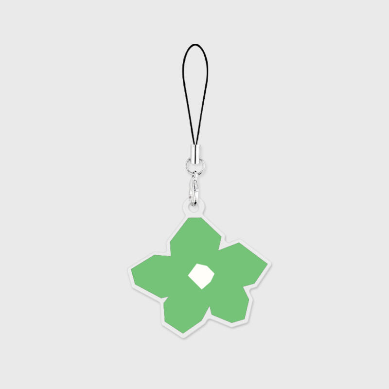 flower collage phone strap