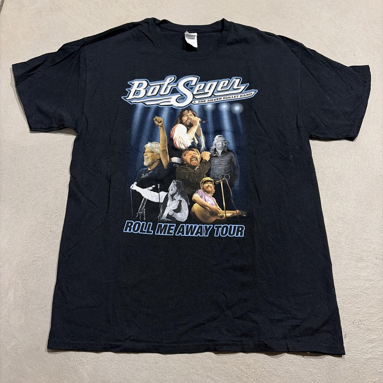 Bob Seger & The Silver Bullet Band Roll Me Away Shirt Final Tour 2018-19 Sz L XXXXL