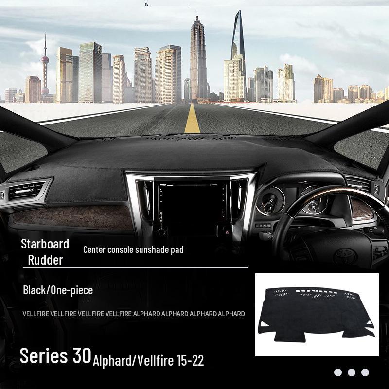 

Накладка на приборную панель от солнца для Alphard 30 и Vellfire 20
