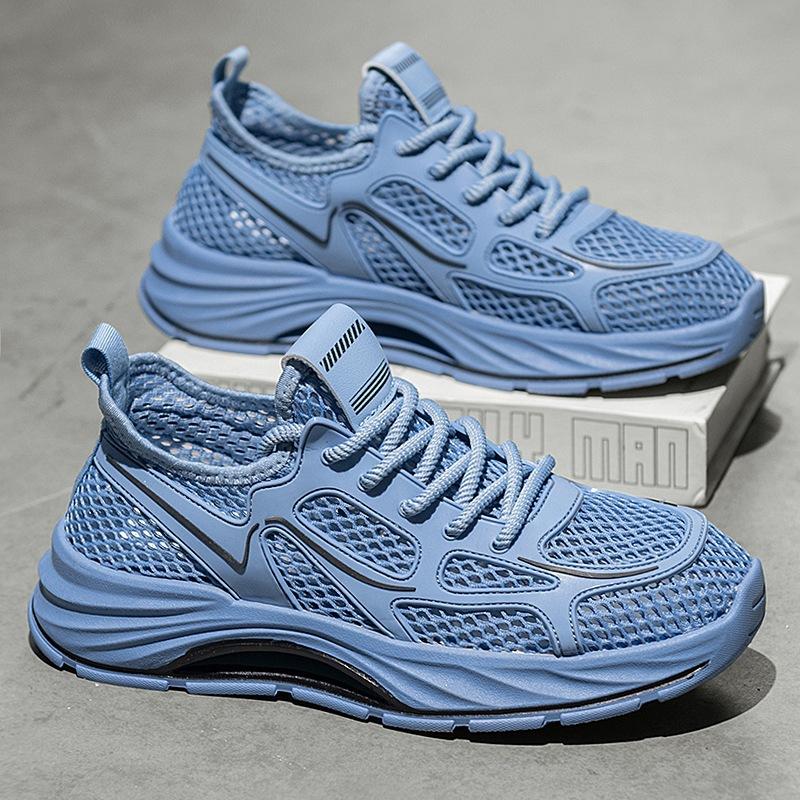 

Мужская обувь уличная повседневная спортивная обувь мужская летняя новая полая дышащая сетчатая обувь студенческая трендовая обувь 45