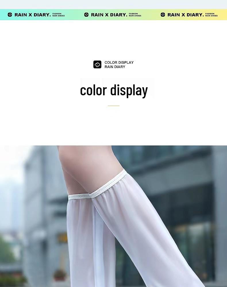 Men's & Women's Non-Slip Waterproof Overshoes - Thick, Wear-Resistant, High-Top Rain Boot Covers for Children & Adults