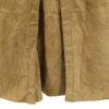 S Max Mara Midi length Suede leather skirt 36 Beige brown Women Used