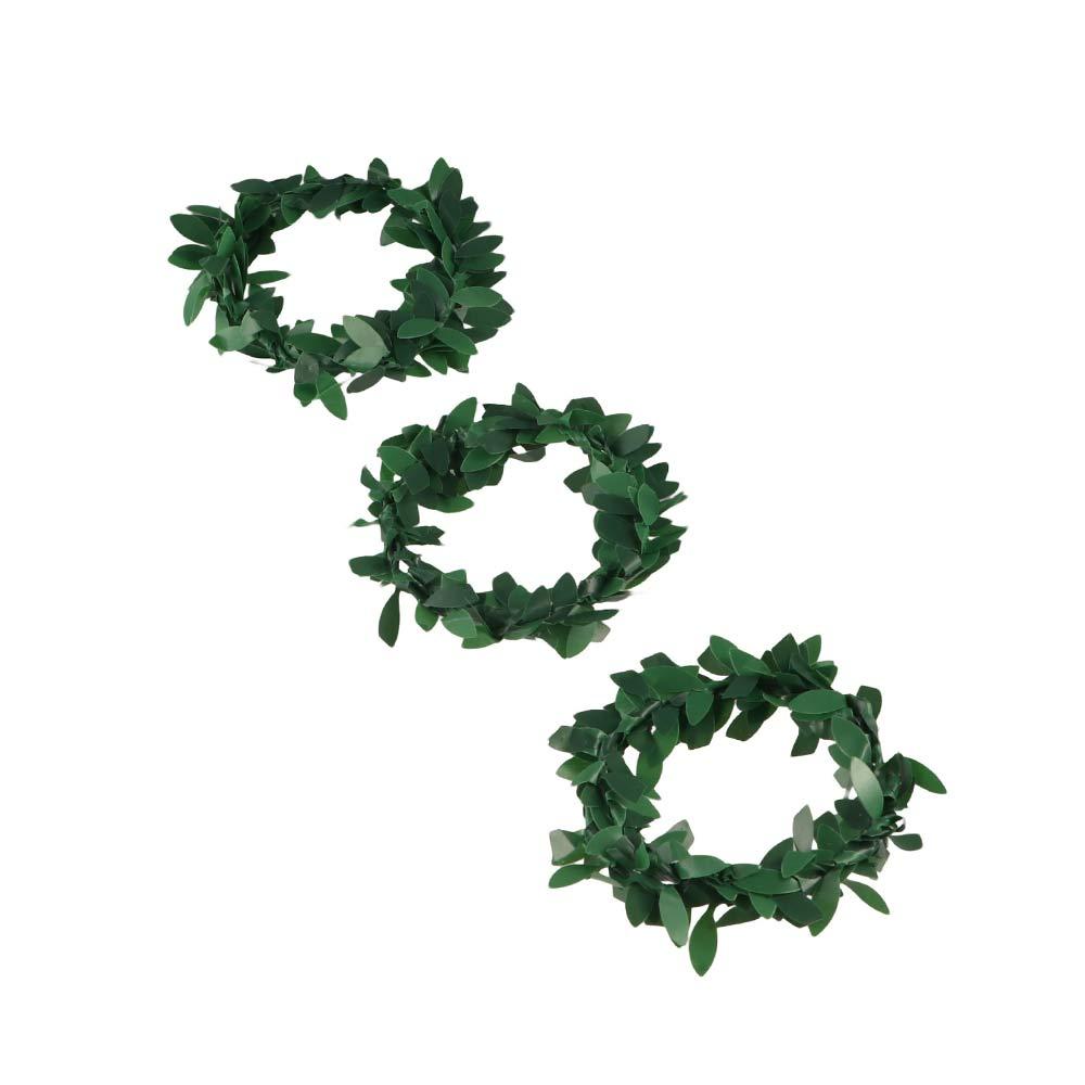 10pcs Natural Woven Handmade Napkin Ring Plastic Table Decoration  Valentine's Day