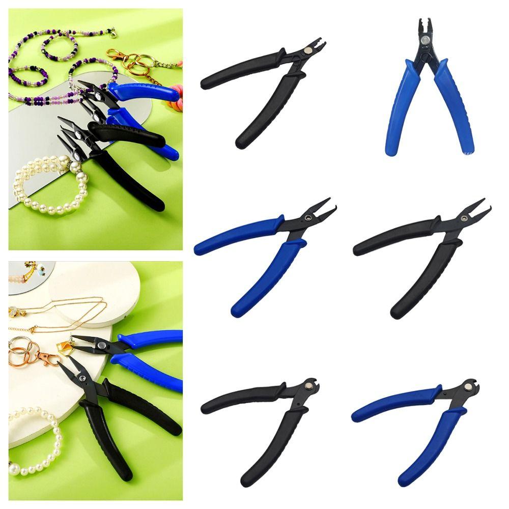Steel Split Ring Pliers Opening/Closing Cutting Pliers Jump Ring Pliers Beading Repair