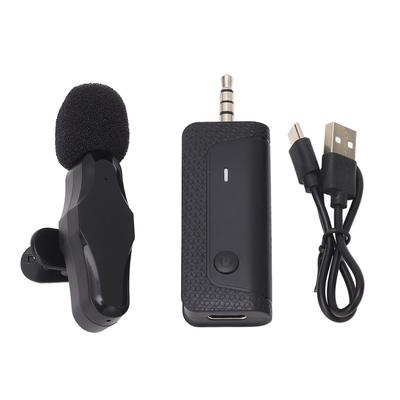 Wireless Lavalier Microphone Professional Noise Reduction Automatic Pairing Lapel Microphone for