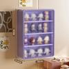 Wall Mounted Storage Box For Action Figures Transparent Display Rack Organizer for Blind Box Dustproof Ornaments Storage Box