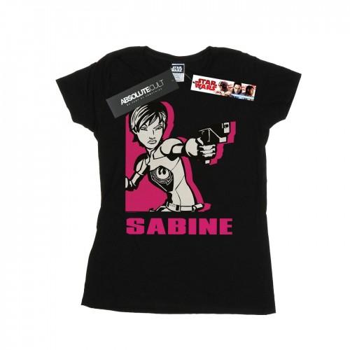 

Star Wars Womens/Ladies Rebels Sabine Cotton T-Shirt