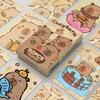 Capybara Photocard Goods LOMO Illustration Photocard 60pcs + Mini Sticker 32pcs, Capybara, 1pc