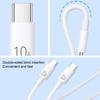 120W 10A Dual USB-C Fast Charging Cable Super Quick Charge Cord USB-C