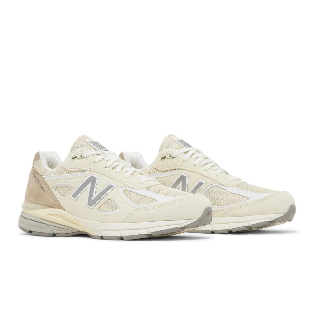 New Balance 990v4 Made in USA 'Limestone' (Unisex) Limestone / White Running Shoes U990TE4