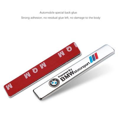 Self-Adhesive 3D Metal Car Fender Trunk Badge Sticker Easy Paste Auto Styling Emblem Decal For Performance F25 F26 F15 F13