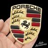 Metal Stickers Car Styling Decor 3D Creative Modified Decal For Porsche Cayenne Panamera Macan 911 718 Taycan Boxster Cayman 918