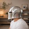 Visored Barbuta Knight Helmet – 18 Gauge Steel Crusader Armor for Cosplay, LARP