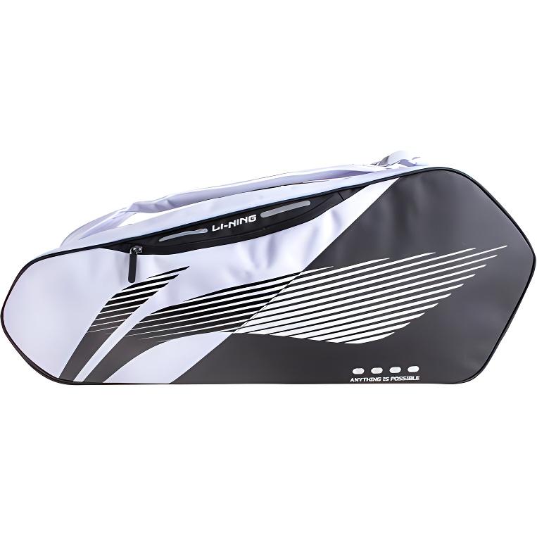 

Li-Ning Portable Durable Waterproof Color Block Fitness Bag Medium Unisex bags White Black ABLV019-1 White Black