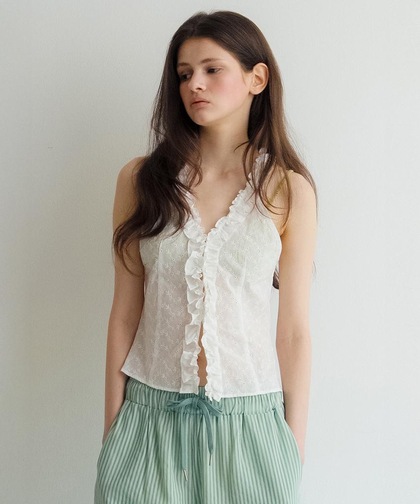 MURMURE [2Nd] Renbri Punching Halter Blouse_Renbri Blouse
