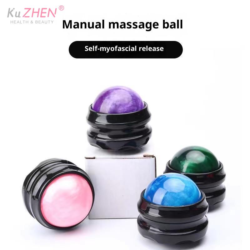 1*Manual Massage Roller Ball Waist Hip Relaxer Muscle Relaxation Massage Ball Stress Release Body Pain Relief Therapy Foot Back