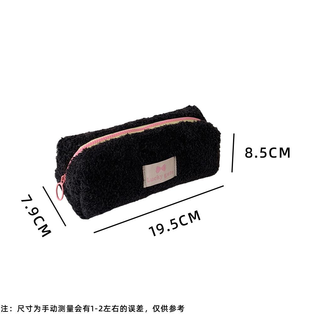 Candy Color Plush Makeup Bags Women Cosmetic Bag Student Pencil Case Stationery Bag Coin Purse Travel Organizer Toiletry Bag