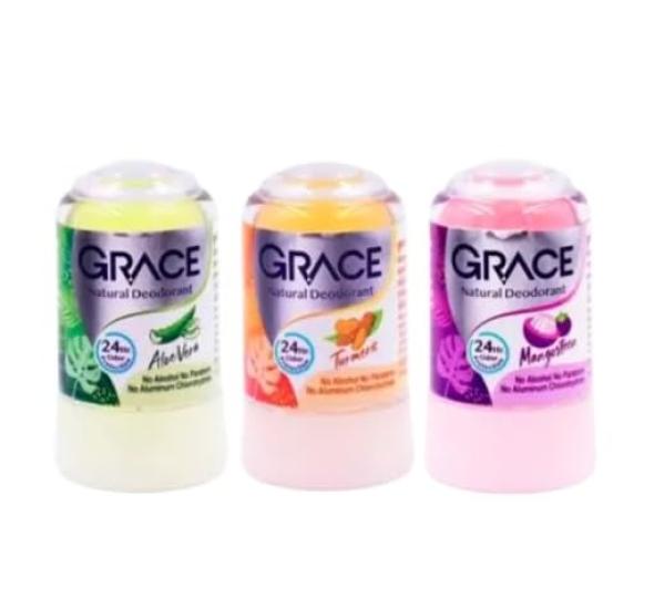 

GRACE Кристаллический дезодорант Алюмовые квасцы Ролик (Набор из 3 штук, 3 вкуса)