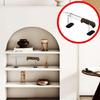 Elegant Layer Cutlery Rack in Acrylic, Clear Cutlery Organize Stand for Culinary Tool Exhibition