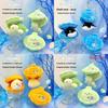 Ocean Family Shell Cozy Plush Keychain With Turtle Octopus Crab Designed In Shells For Kids And Collectors