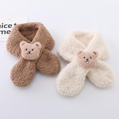 Sciarpe per bambini Kawaii Scialli per orsi di bambole adorabili dei cartoni animati per bambini Ragazzo Ragazza Sciarpa carina Autunno Inverno Accessori per abbigliamento caldo per bambini