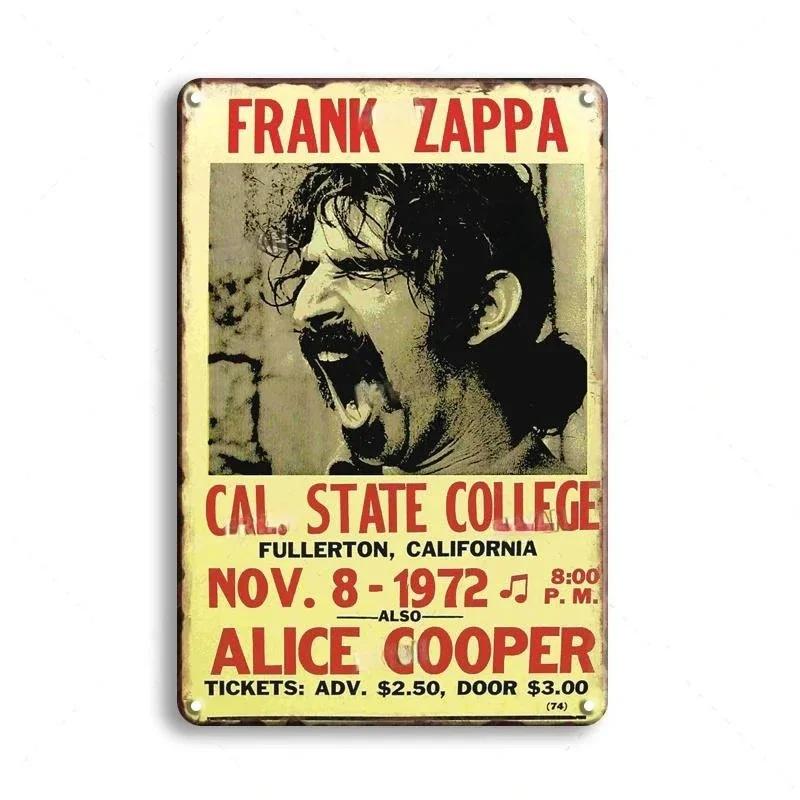 Vintage Rockband Metallschild Poster Aluminiumplakette Wandplatte Für Man Cave Werkstatt Bar Pub Garage Club Retro Heimwanddeko