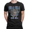 Men's OIIAA OIIAA Funny Spinning Cat Meme T Shirts Humor Brainrot Cotton Merch Awesome Short Sleeve Crew Neck Tees Gift T-Shirts
