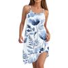 Women's Summer Casual Sleeveless Dress Fashion Suspender Dress