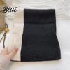 Fashionable Color Block Neck Gaiter Knitted Warmer Scarf for Women Winter Cold Weather Windproof Gaiter Convenient Buckle Contrast Shawl Collar,