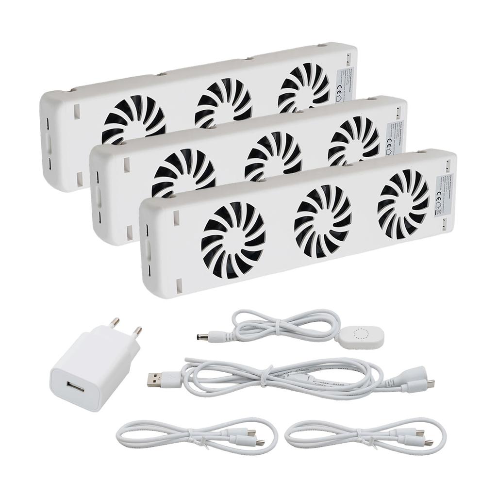 Apartment Heating Fireplace Fan Energy-efficient Fan Easy Installation Flame Retardant For Radiators Energy Saving