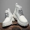 New Arrival Mens Motorcycle Boots Leisure Walk Man Ankle Boots Outdoor Desert Boots Botas Comfortable Leather Men High Top Shoes