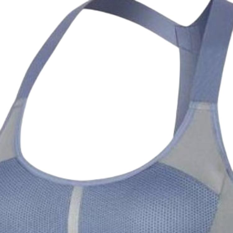 Nike Swoosh Fixed Double Strap Sports Bra Women Underwear Blue BV4910-512