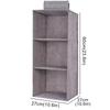 1/3/4/5 Layer Portable Wardrobe Hanging Storage Bag Interlayer Drawer Type Clothes Hangers Holder Hanging Closet Organizer