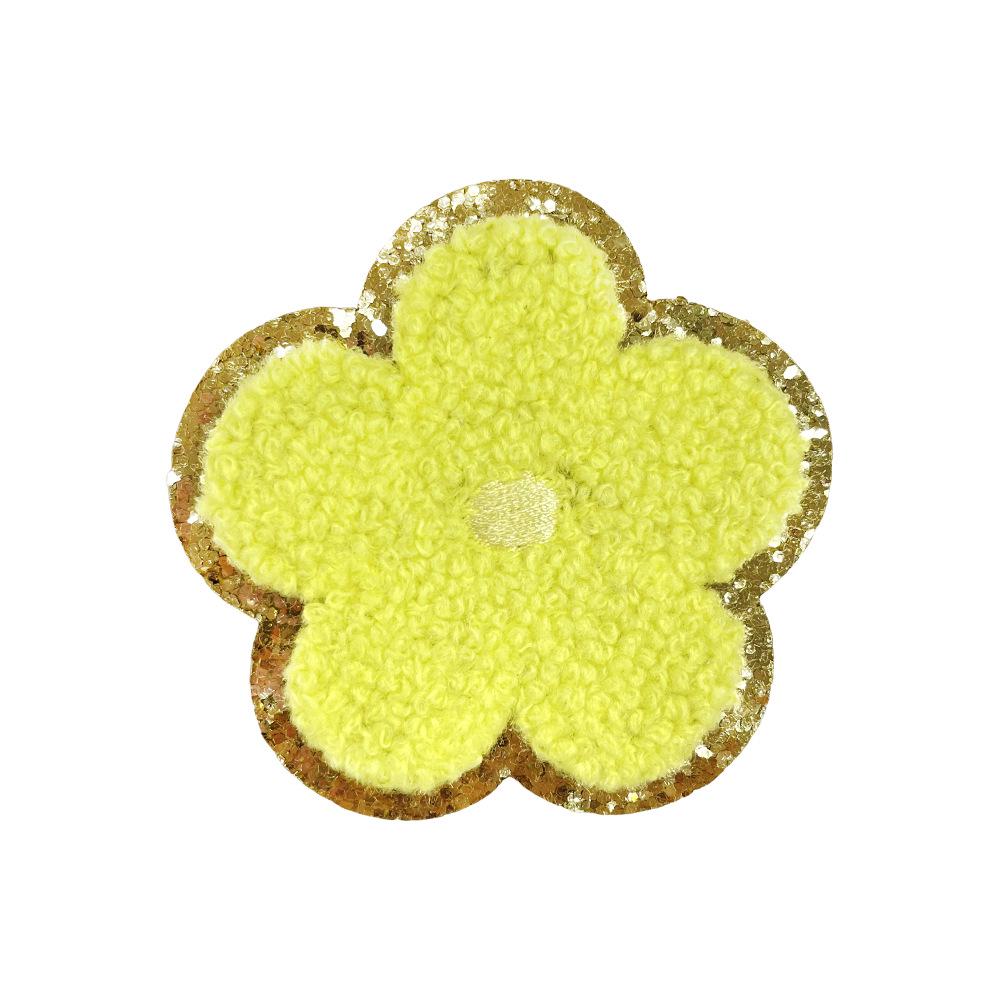 Colorful DIY Chenille Stickers: Stars, Hearts, Rainbow, Lightning & Flowers