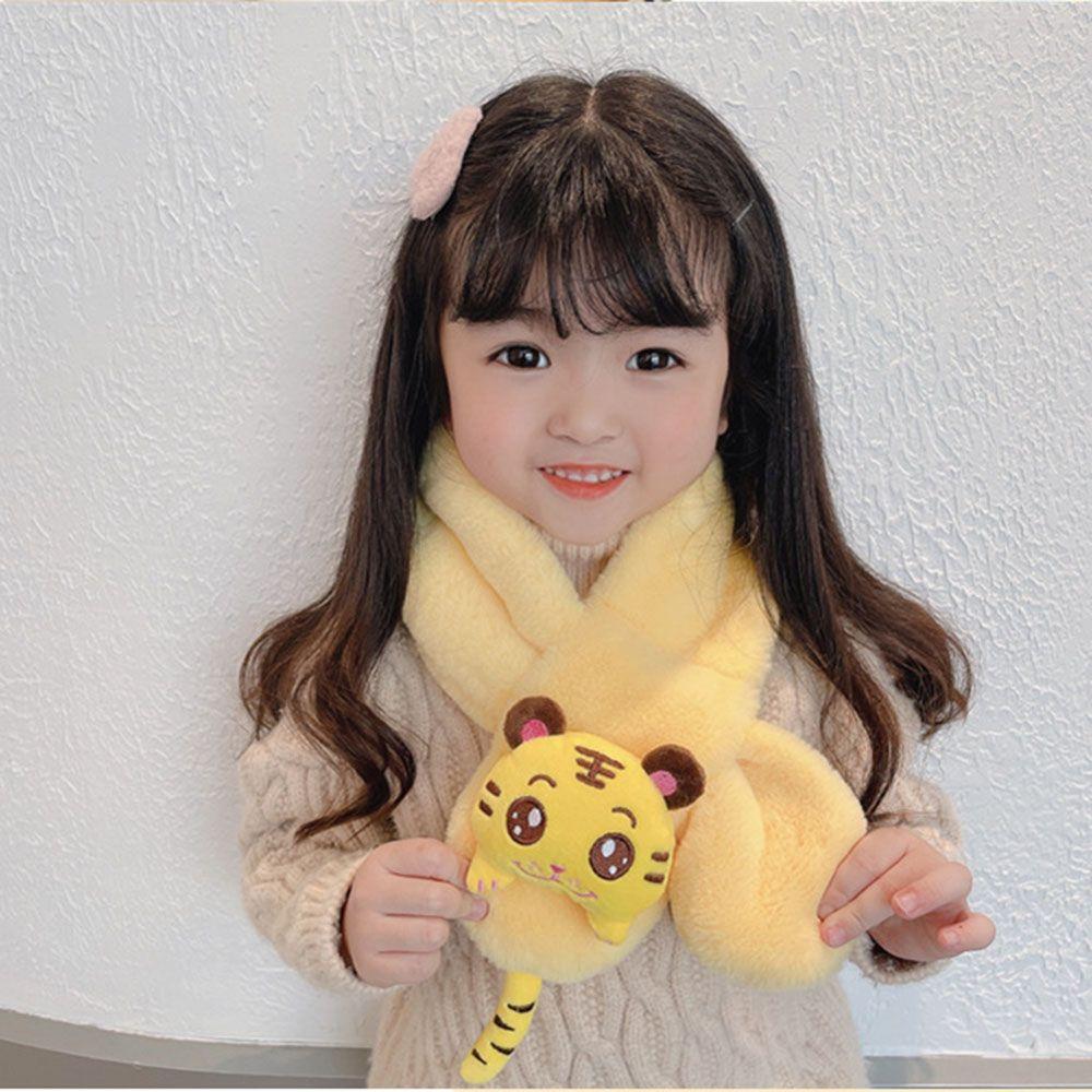 Cute Warmth Cartoon Collar Scarf Scarves Wraps Child
