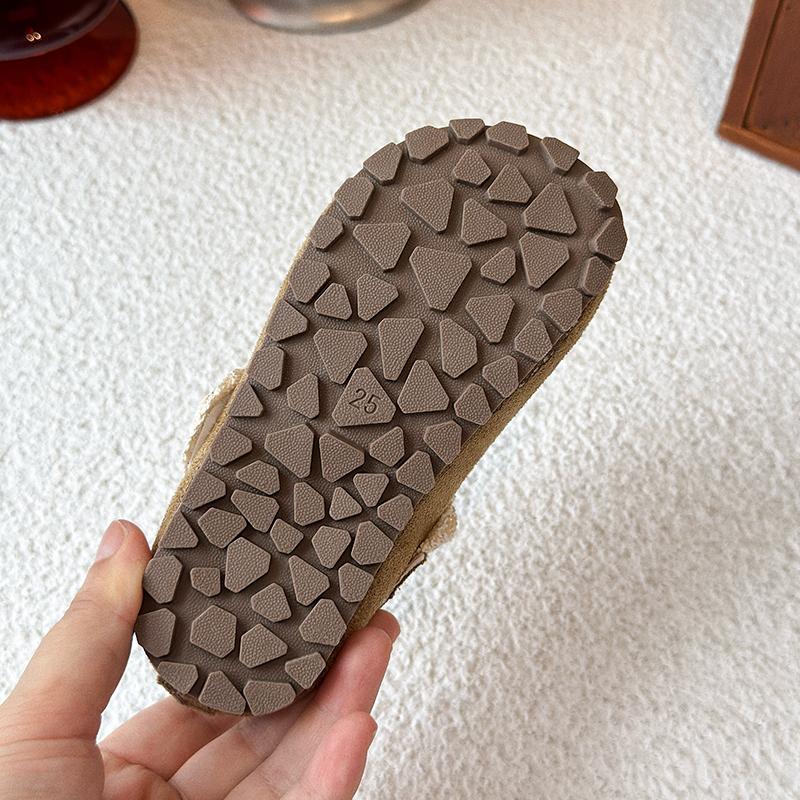 Girls Shoes Khaki Lace Lace Bow Girls Princess Shoes Four Seasons Lightweight Children's Shoes
