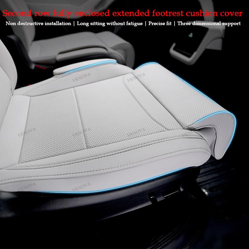 For Tesla Model YL 2026 The Second Row Leg Support Extension Seat Cover Memory Foam Extender Cushion Car Interior Accessoriess