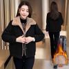 Women's Corduroy Petite Loose Warm Jacket - 2024 Autumn/Winter Collection