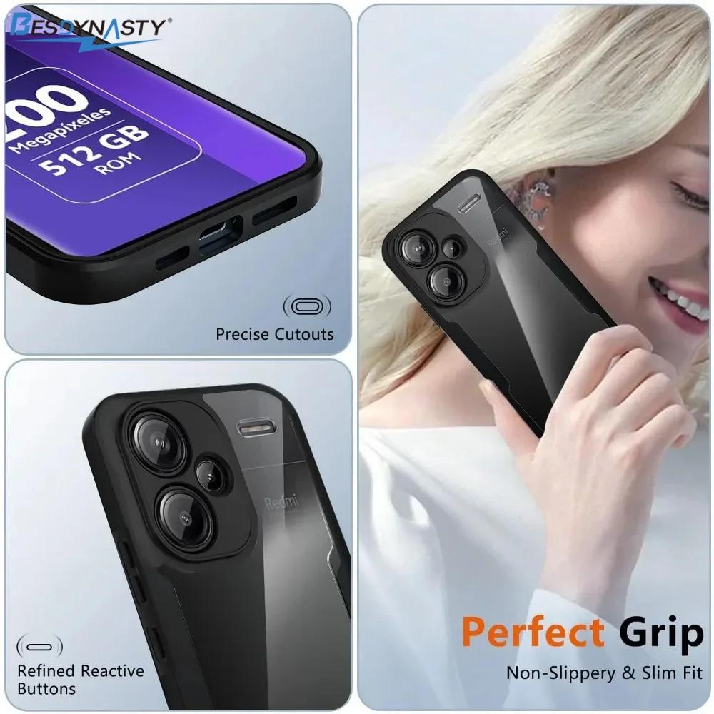 360 Full Body Screen Protector Phone Cases For Xiaomi Redmi Note 15 14 13 12 Pro Plus 5G Case For Redmi 13 5G A5 4G Global Cover