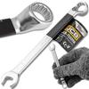 JCB 75 Degree Angled Open End Wrench 9mm CR-V Steel Double Ended