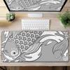 XXL HD Printing Large Desk Mat Mouse pad Japanese-style Koi Fish Cloud Gaming Keyboard 40x90cm MousePad Extended protective Pads