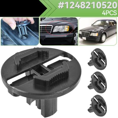 4 ks Klipy světlometů pro Mercedes-Benz A124 W124 C124 S124 E-Class 1248210520
