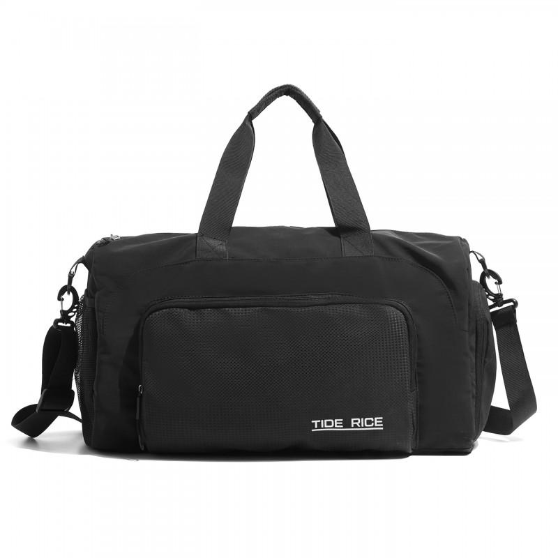Large Capacity Outdoor Travel Bag With Wet/Dry Separation Crossbody Or Handheld Unisex Nylon Gym Leisure Backpack