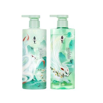 Adoufu Tea Bran Ice Care Shampoo Duo Set