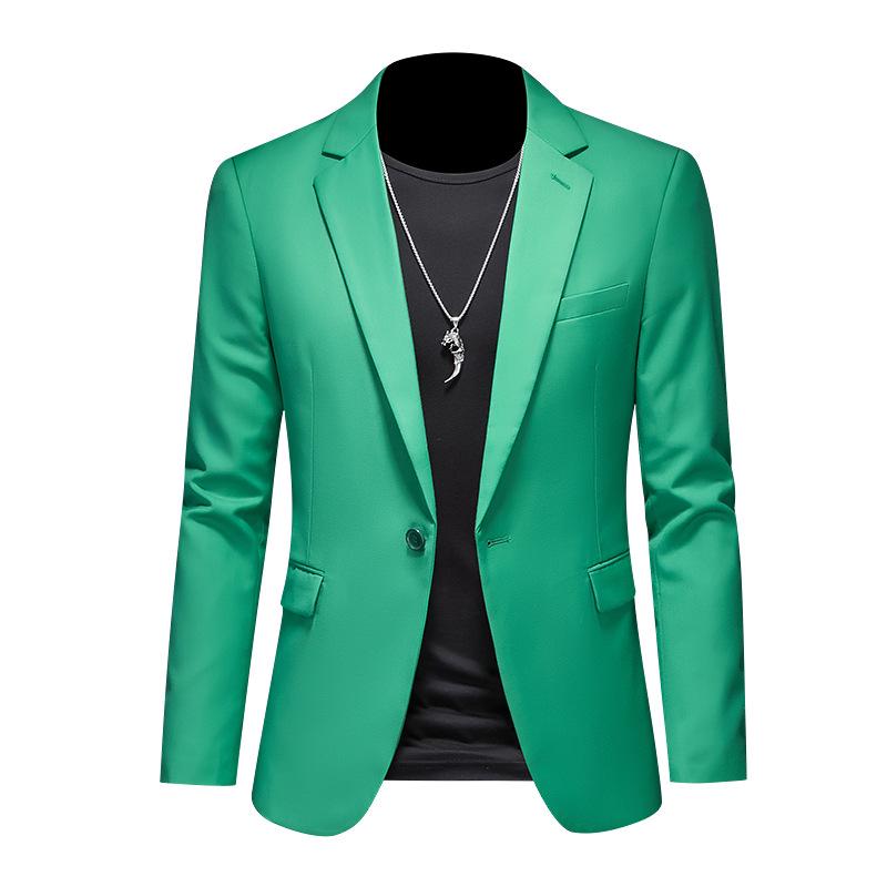 Men's Plus Size Slim Fit Blazer - Wedding & Business Attire