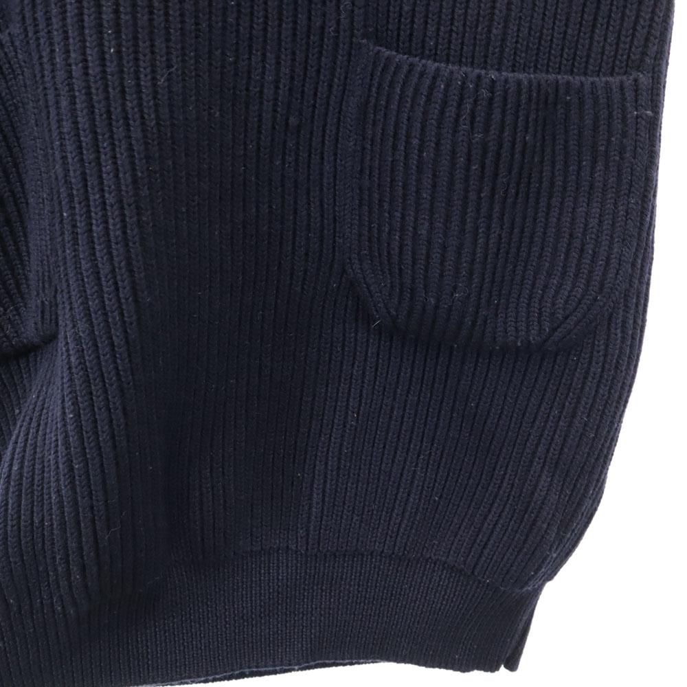 BATONER Made In Japan V Neck Knit Vest 1 Navy Women Used