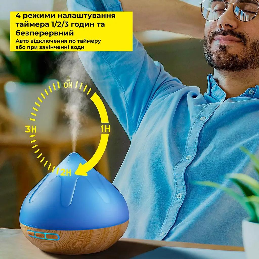 Aromadiffusor Nachtlicht Supretto mit einer Reihe ätherischer Öle (9069)